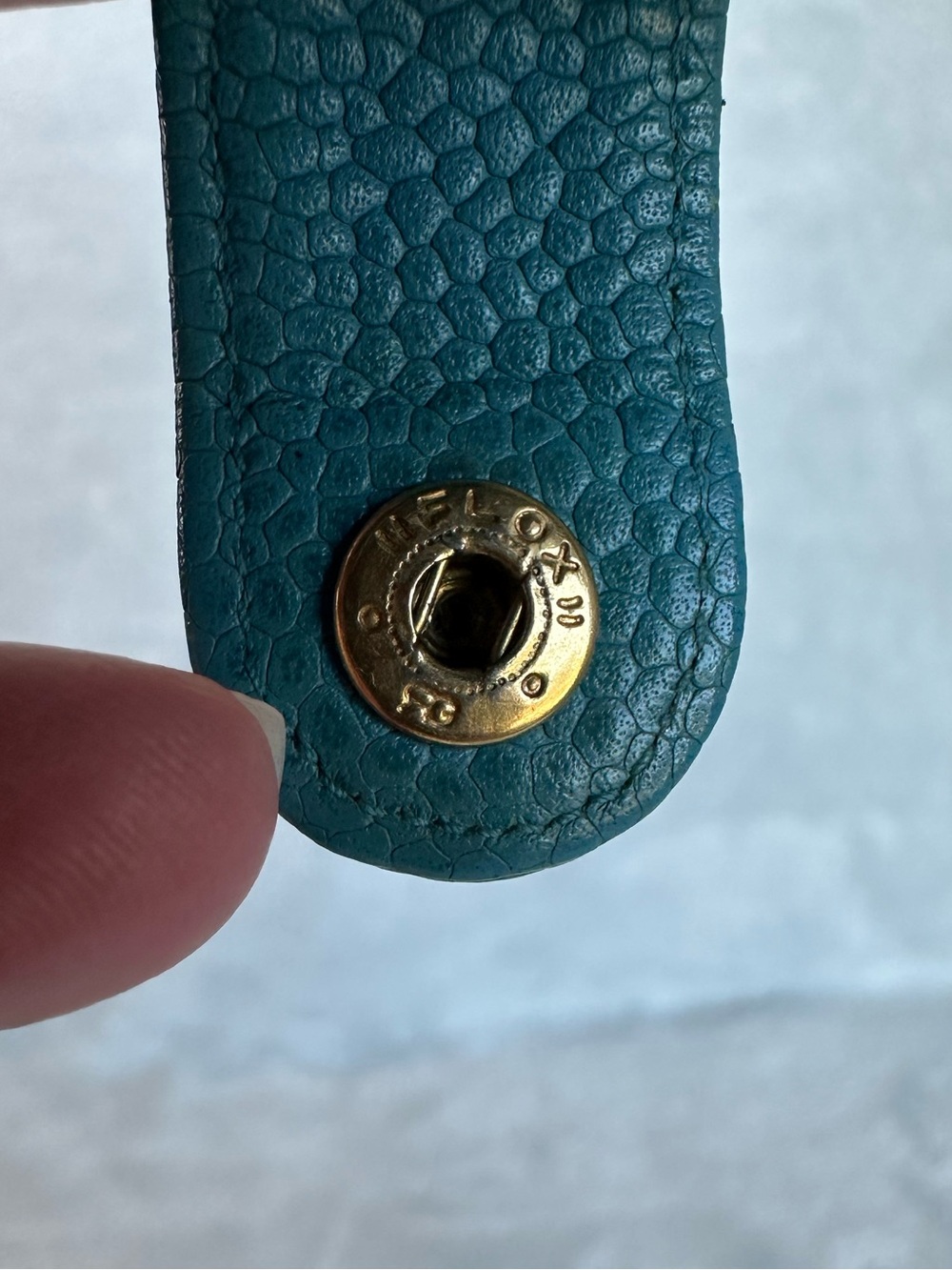 đ CHANEL Vintage Blue Caviar Leather Agenda Planner Cover CC Logo đ - Picture 8 of 14